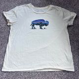 Patagonia Bison Graphic T-Shirt Size Medium Organic Cotton Photo 0