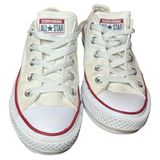 Classic Converse All Star Low Tops – White w/ Red Trim – Men’s 4 / Women’s 6 Photo 0