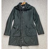 Laundry by Shelli Segal Jacket Women XS Green Utility Mob Wife Collegiate Safari Photo 0
