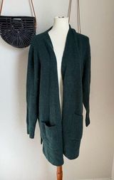 NWT Madewell Green Cozy Wool Alpaca Cardigan Sweater, Size XL Photo 0