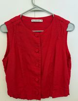 Abercrombie red vest Photo 0