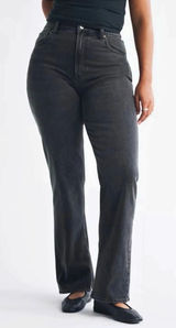 Abercrombie & Fitch Curve Love Ultra High Rise 90s Straight Jean Photo 0