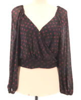 Free People Sweetie Pie Floral Mesh Top Womens Size S Whimsigoth Witchy‎ Fairy Photo 0
