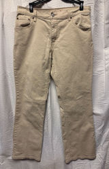 Levi's 550 Relaxed Boot Cut‎ Women Khaki Cotton Spandex Jeans Size 12 M Photo 0