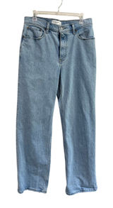 Abercrombie 90s Relaxed Jeans High Rise Light Wash Straight 30/10‎ Photo 0
