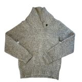 Vtg 70s LL Bean Pullover Wool Heavy‎ Cowl Neck Sweater USA Made Womens L Oatmeal Photo 0