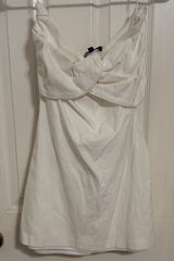 Elegant White Dress Size M Photo 0