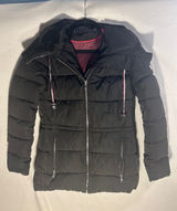 Tommy Hilfiger Women Black Puffer Jacket Quilted Zip Up Coat XS RN54163 CA57151 Photo 0