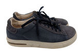 Birkenstock Bend Low Navy Blue Suede Textile Sneakers Womens 38 L7 M5 Photo 0