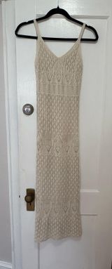 Crochet maxi dress Tan Size XS Photo 0