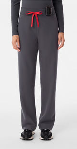 Figs Livingston High-Rise Straight-Leg Scrub Pant Charcoal Gray Photo 0