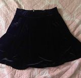 Black Velvet Skirt Photo 0