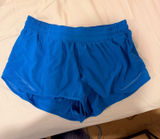 Bright Blue Lululemon Hotty Hot Shorts Photo 0