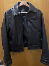 Wild Fable Leather Jacket Black Photo 0