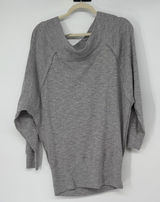 We The Free People Gray Slouchy Dolman Sleeve Tunic Top Small Oversized Photo 0