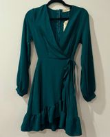 Altar’d State Hunter Long Sleeve Ruffle Mini Dress XS NWT Photo 0