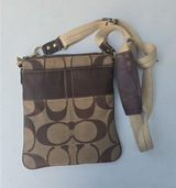 Coach Signature 41207 Swingpack Crossbody Shoulder Handbag Purse Photo 0