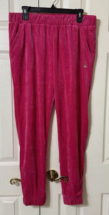 EUC Juicy Couture Hot pink BARBIE velvet joggers womens -size 2xL Plus Photo 0