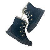 Sorel Explorer Joan Suede Boots Lace-Up Waterproof Weather‎ Black Size US 9.5 Photo 0