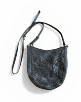 Vintage Y2K Lucky Brand leather bohemian crossbody bag black Photo 0