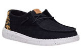 Hey Dude Women's Black And Leopard Shoes Photo 0