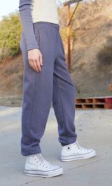 John Galt Brandy Melville Jogger Sweatpants Dark Blue Photo 0