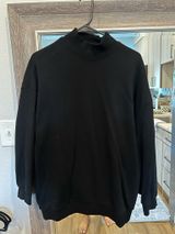 Turtle neck long sleeve sweatshirt Black Size M Photo 0