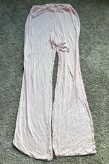 SKIMS Pale Pink Wide-Leg Lounge Pajama Pants Photo 0