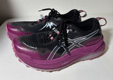 ASICS Women's Size 9.5 Trabuco Max 3 Trail Running Shoes Purple Black Sneakers Photo 0