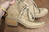 Women's Tan Lace-Up Ankle Boots Photo 0