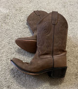 Cody James Boots‎ Womens 6D Western MidCalf Heels Pull On 03142022 Brown Leather Photo 0