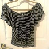 Womens off the shoulder crop top Photo 0