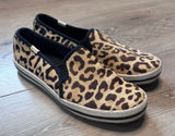 Keds x Kate Spade Leopard Calf Hair Triple Decker‎ Slip On Sneakers Size 6.5 Photo 0