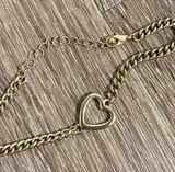 Gold Heart Link Bracelet- Elegant Women's Jewelry Photo 0