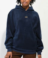 Vans Lizzie Armanto Navy Fleece Hoodie Womens Medium Rose Off The Wall Skate Photo 0