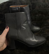 Madewell The Mira Side-Seam Women's 8 Ankle Boot in Black Leather Photo 0