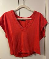 Cropped V Neck Top Photo 0