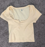 Yellow Brandy Melville Top Photo 0