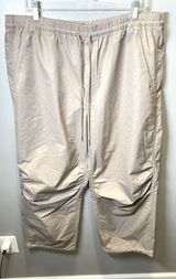 Abercrombie & Fitch Women's Cotton Nylon Wide Leg‎ Pants Beige Tan Size XL Photo 0