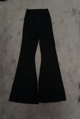 OFFLINE by Aerie Crossover Leggings Flare Black Photo 0