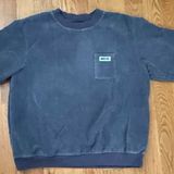 🙂White Fox Ribbed Crewneck Sweater in Charcoal Photo 0