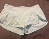 Lululemon Women's Hotty Hot Low Rise Size 4 Work Out Running Short 2.5" blue Photo 0