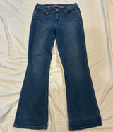 Levi’s Womens Y2K Western Mid Rise Bootcut Flare Medium Wash Blue Jeans Size 10 Photo 0
