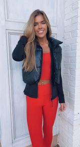 Red Workout Set Photo 0
