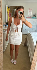 Princess Polly White Set Two-Piece Photo 0