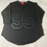 Nike Sportswear Just Do‎ It 95 Graphic 3/4 Sleeve T-Shirt Black Women Large Photo 0