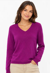 Charter Club Cashmere Charter Club Womens Large V Neck 100% Cashmere Sweater Photo 0