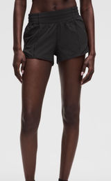 Lululemon Hotty Hot High-Rise Black 2.5" Shorts Lined Photo 0