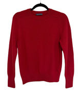 Brandy Melville Classic Pop of Red Wool Crewneck Sweater - OS Photo 0