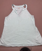 Lilly Pulitzer Tank Top Womens Large Mint Green Halter 100% Cotton Photo 0